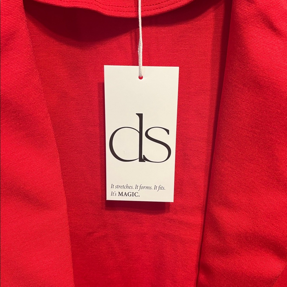 DS Women's Red Blazer - Picture 3 of 5